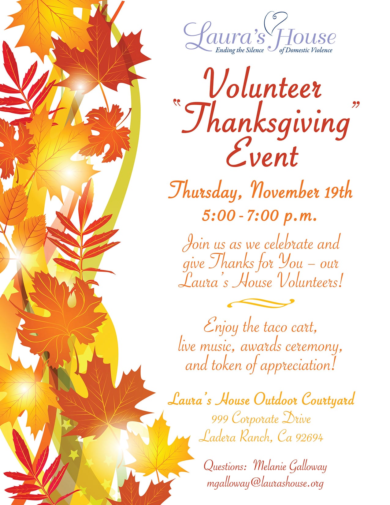 Volunteer Thanksgiving Event