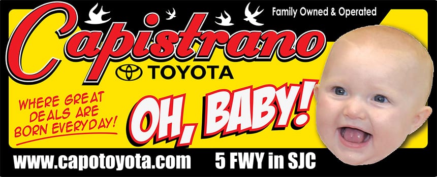 Oh, Baby! Capistrano Toyota - Where great deals are born everyday!