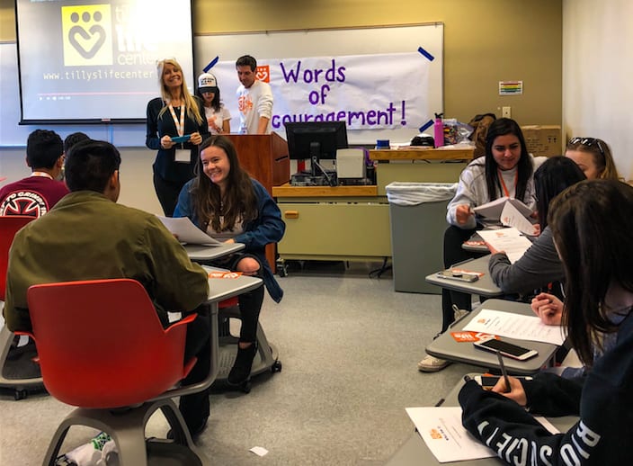 Throughout the day, teens were given the opportunity to participate in breakout sessions on topics including positive affirmations, leadership, safe dating, cyber safety, social media and bullying, and media literacy