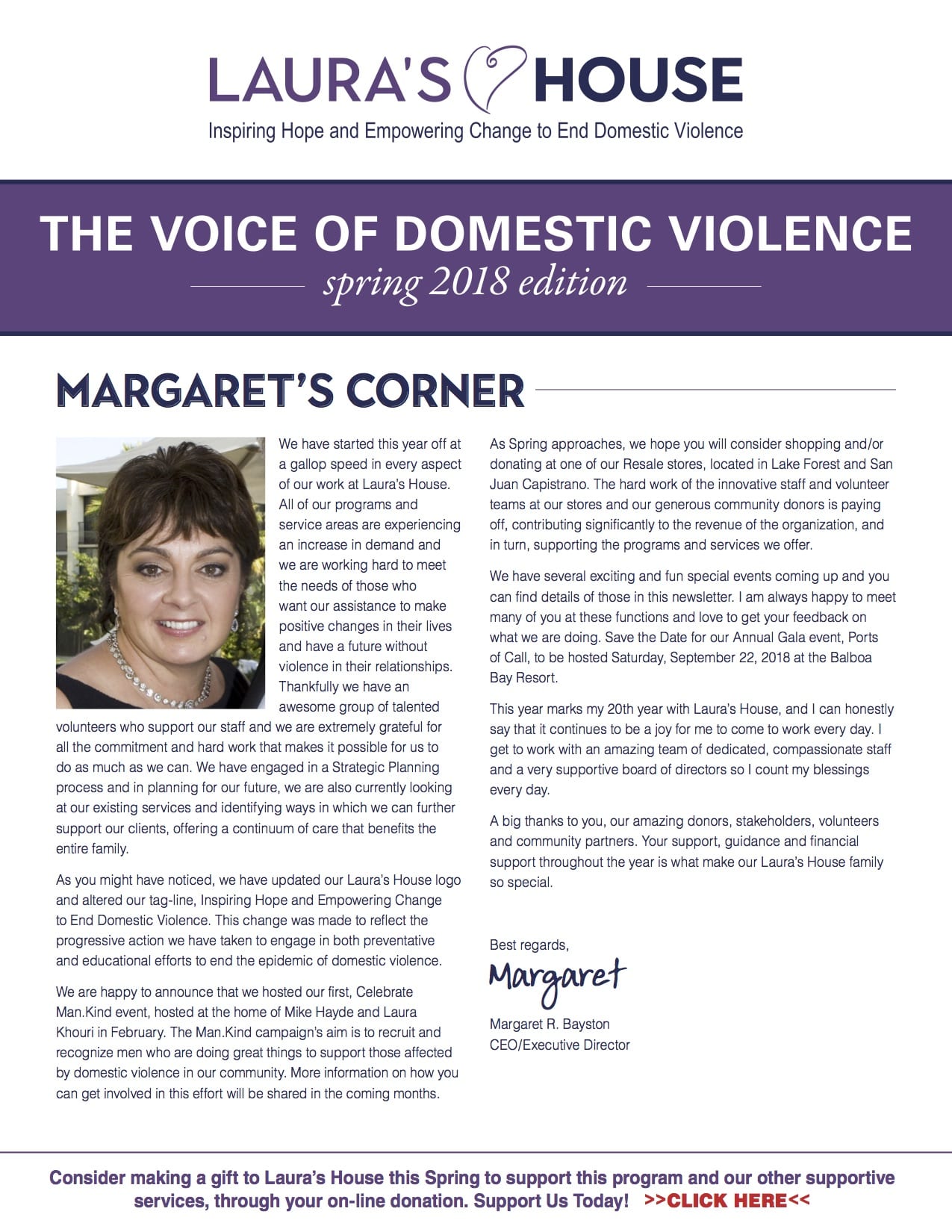 The Voice of Domestic Violence - Spring 2018 edition