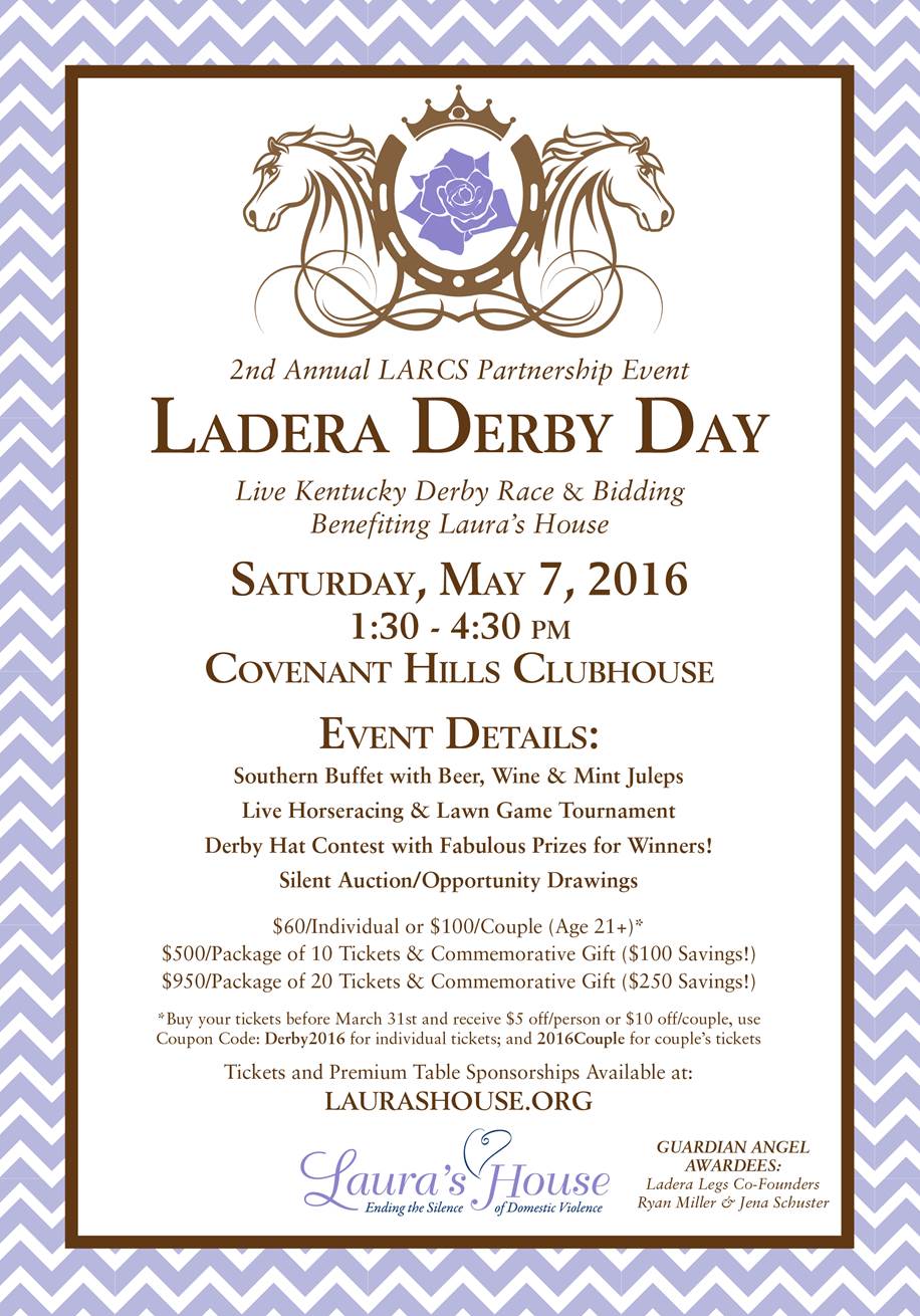 Live Kentucky Derby Race and Bidding Benefiting Laura's House